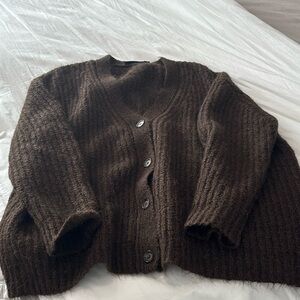 Jenni Kayne Cocoon Cardigan Brown Large